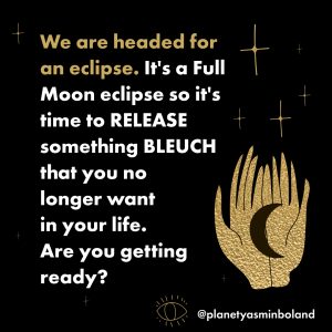 We are headed for an eclipse